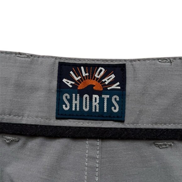 Faherty All Day 1.0 Shorts Mens Size 38 Drawstring 9" Inseam Stretch Gray - Picture 4 of 6